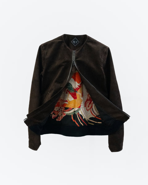 Collarless Café Racer Jacket / 2024