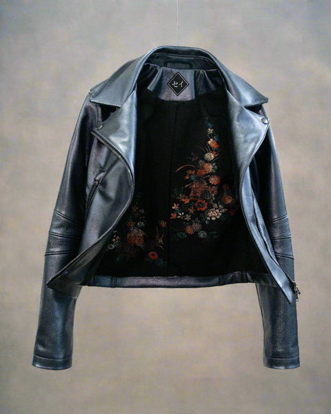 Pearled Robyn Moto Jacket / 2024